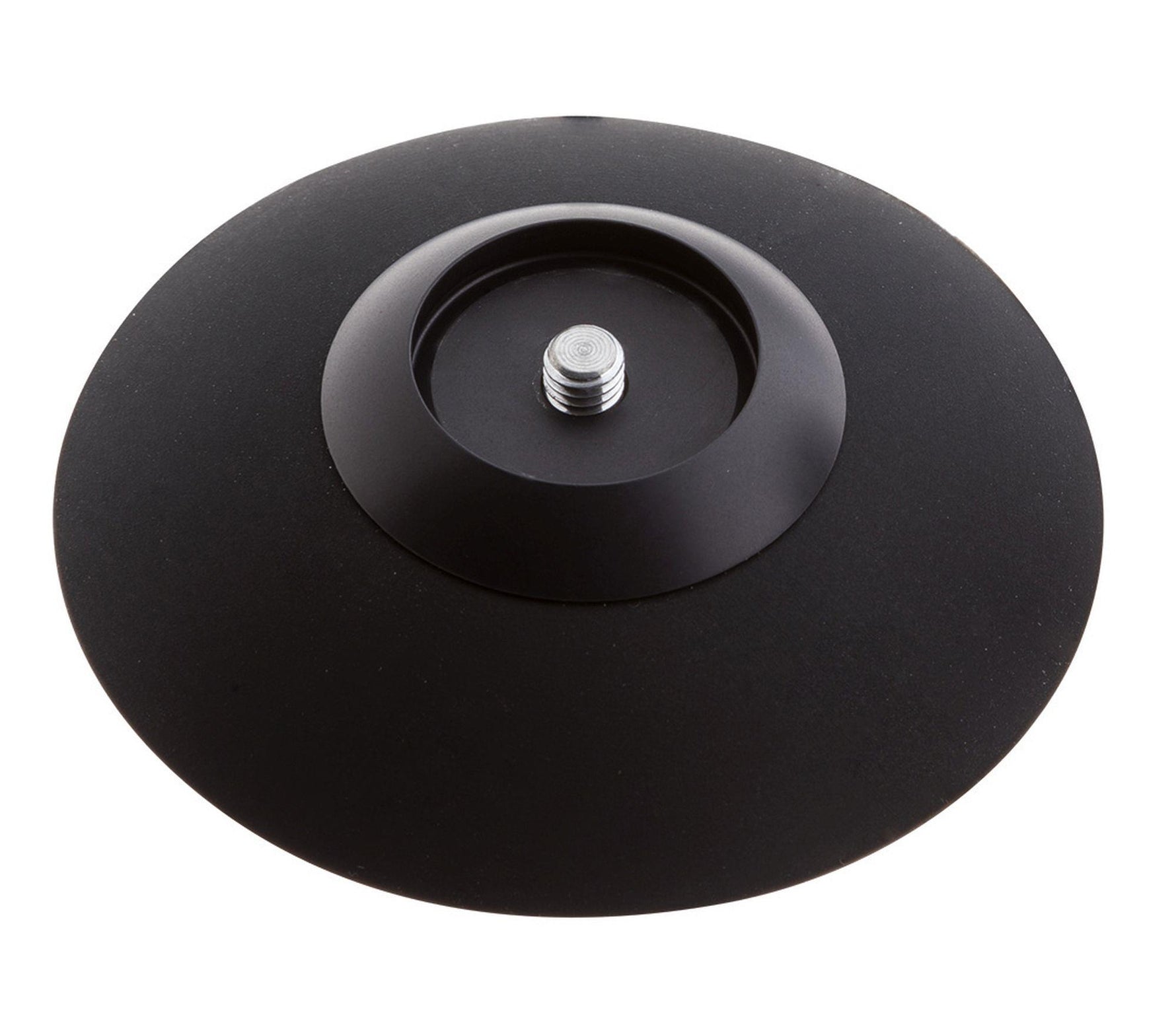 Dop anal din aluminiu Malesation cu ventuză, mic, negru