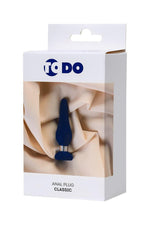 Plug anal clasic ToDo, albastru, S