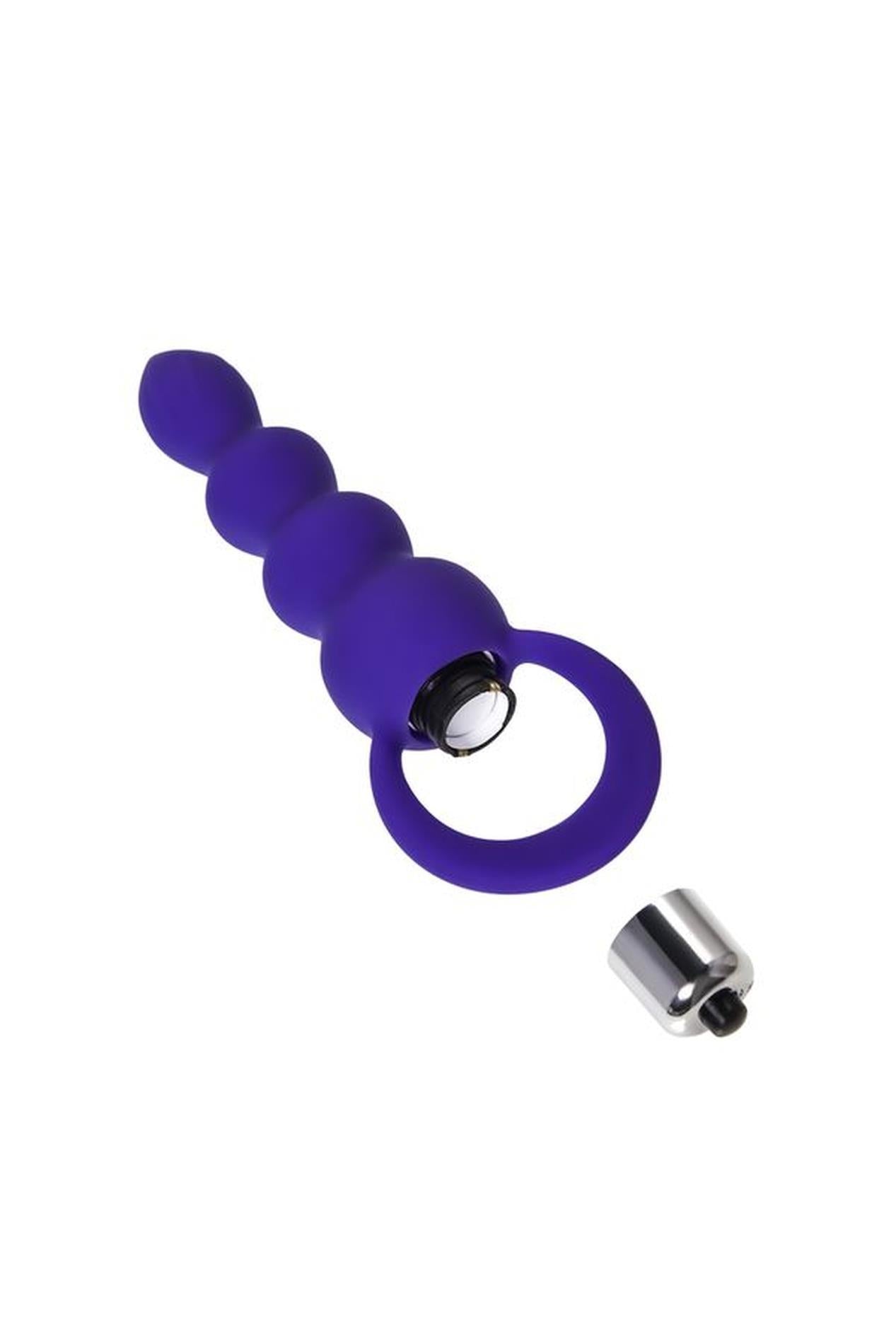 Dop anal din silicon Twisty violet 14 cm