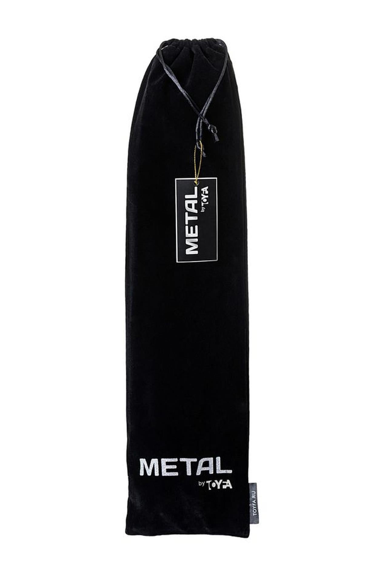 Plug anal argintiu cu coadă de vulpe pufoasă M Metal de la TOYFA