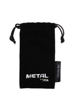 Plug anal argintiu cu cristale din metal mov de la TOYFA