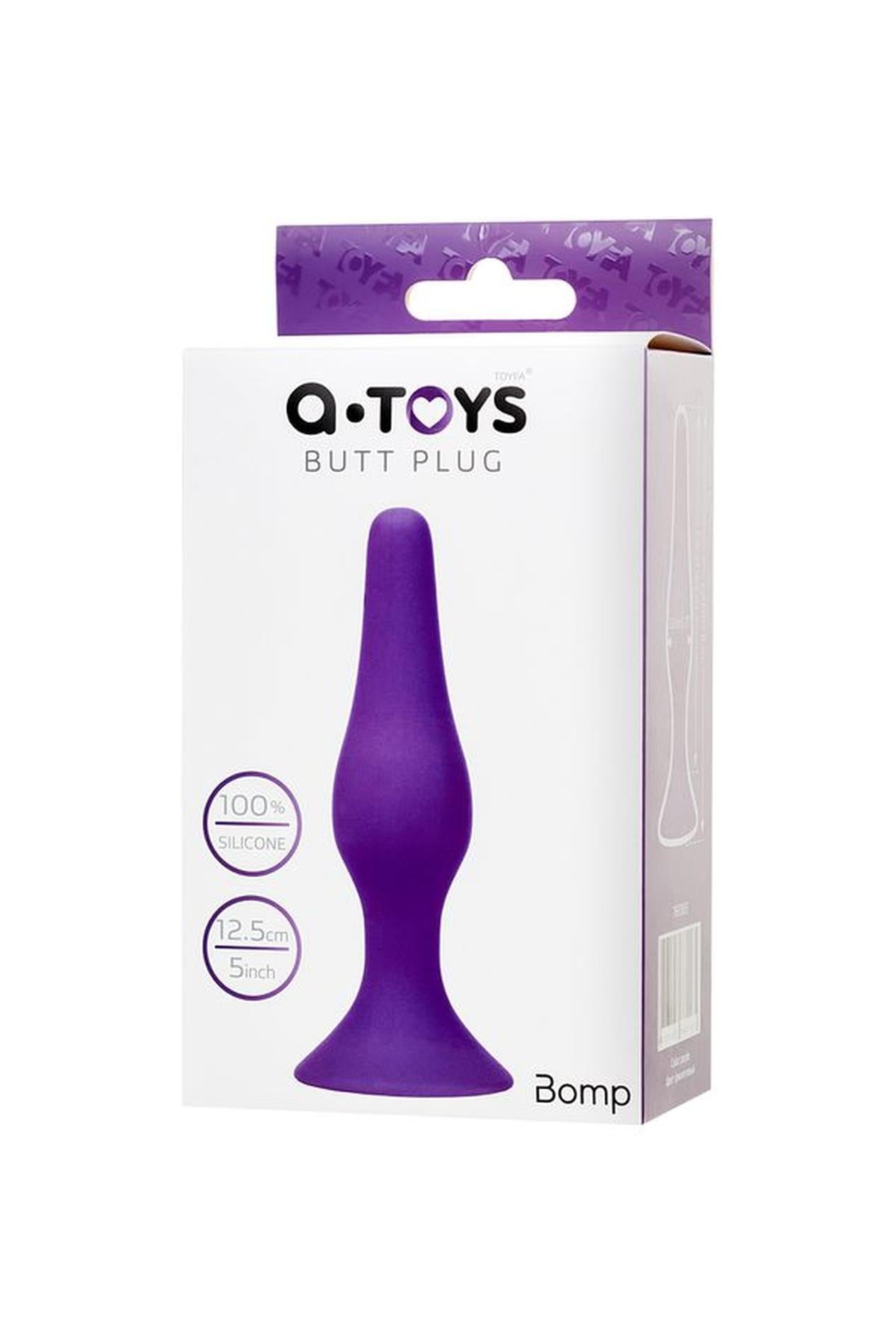 Dop anal din silicon A Toys, violet