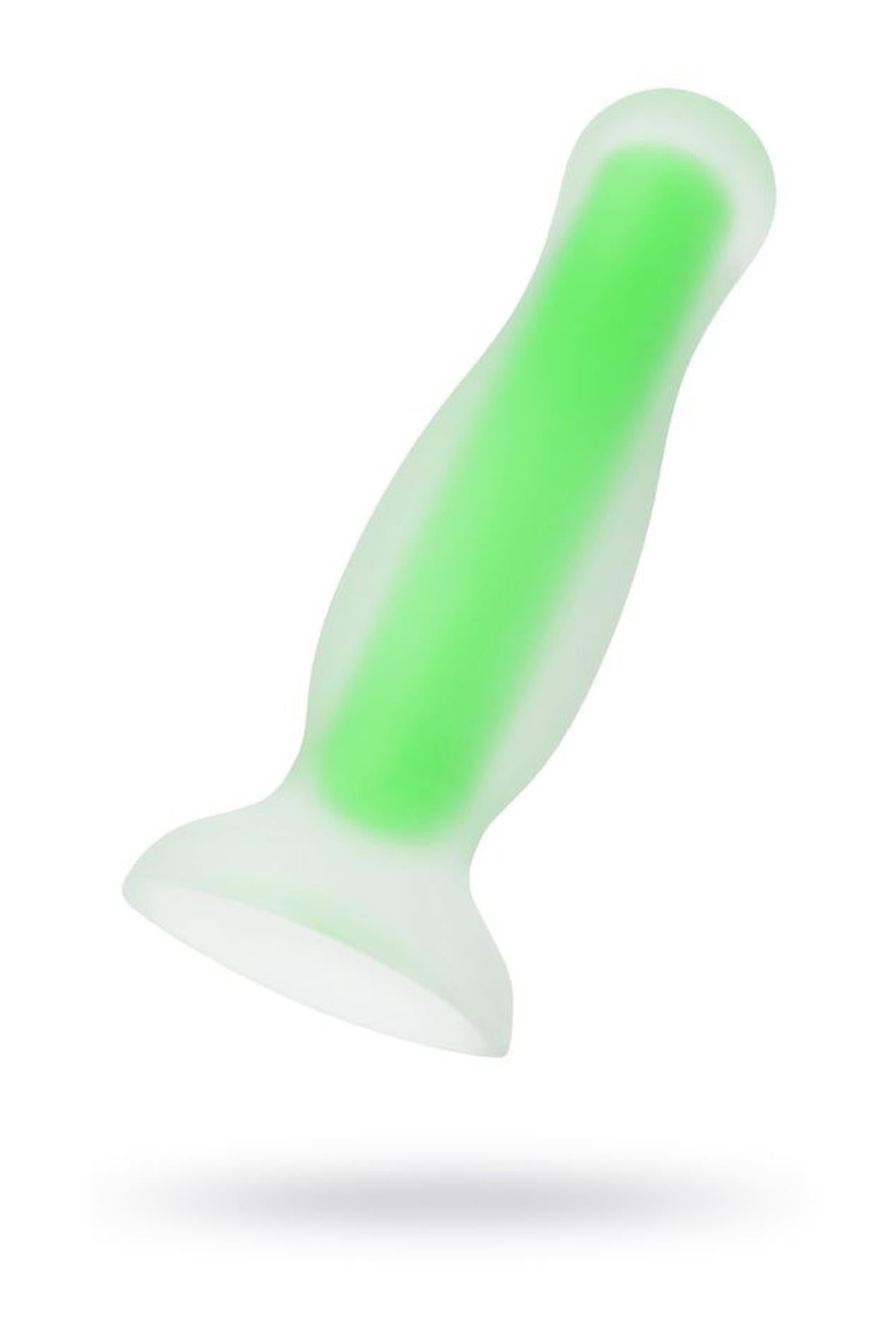 Dop anal din silicon Mortimer Glow, care strălucește în întuneric, 12,5 cm
