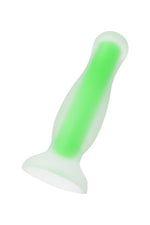 Dop anal din silicon Mortimer Glow, care strălucește în întuneric, 12,5 cm