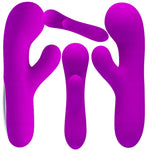 Pretty Love Berger Mini vibrator puternic din silicon, cu 30 de funcții, în formă de iepure