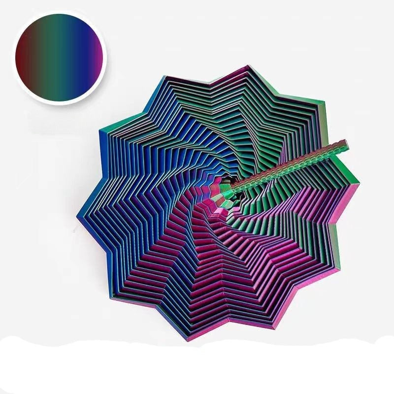 Jucarie Decompresie, Flippy, Model Stea 3D, DuoChrome, Maner Spirala, Turn Magic Geometric, Multiple Forme,