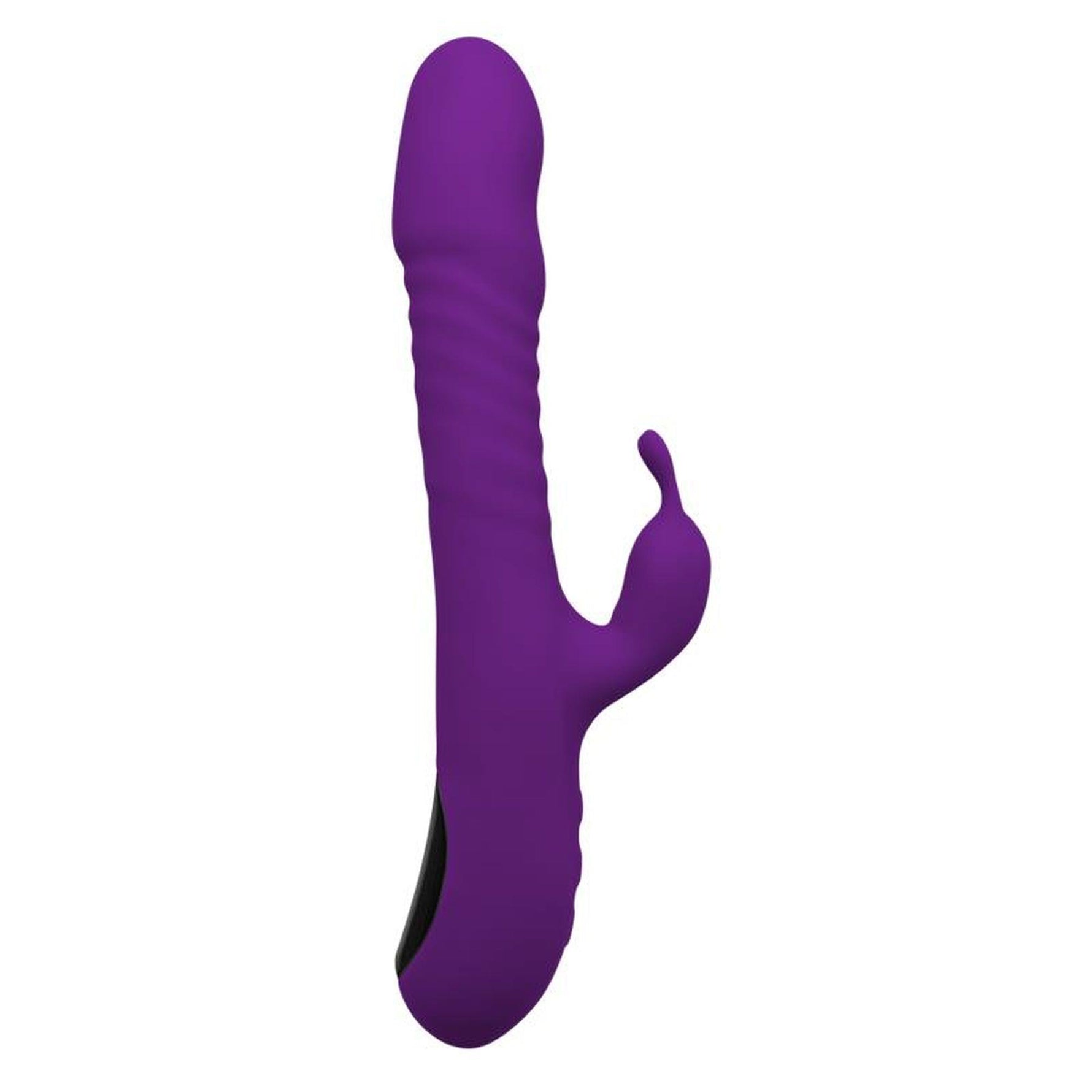 Vibrator iepure Alive Romax, silicon violet, 24 cm, încălzit