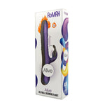 Vibrator iepure Alive Romax, silicon violet, 24 cm, încălzit