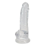 Dildo realist cu gel Torrent Alive transparent 20,6 cm