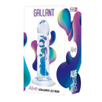 Dildo cu ventuză Alive Gallant Jelly S03, translucid, 14 cm