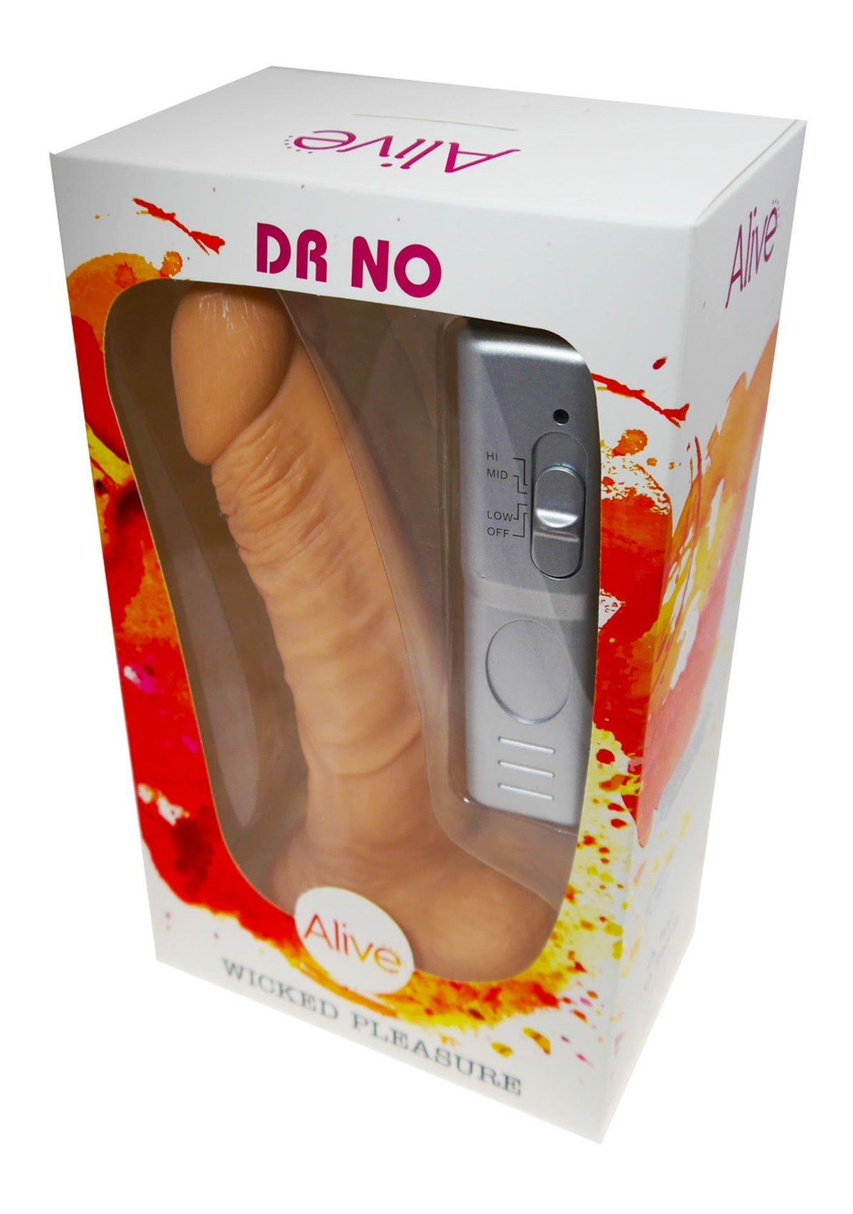 Vibrator realist Alive Dr. No cu ventuză