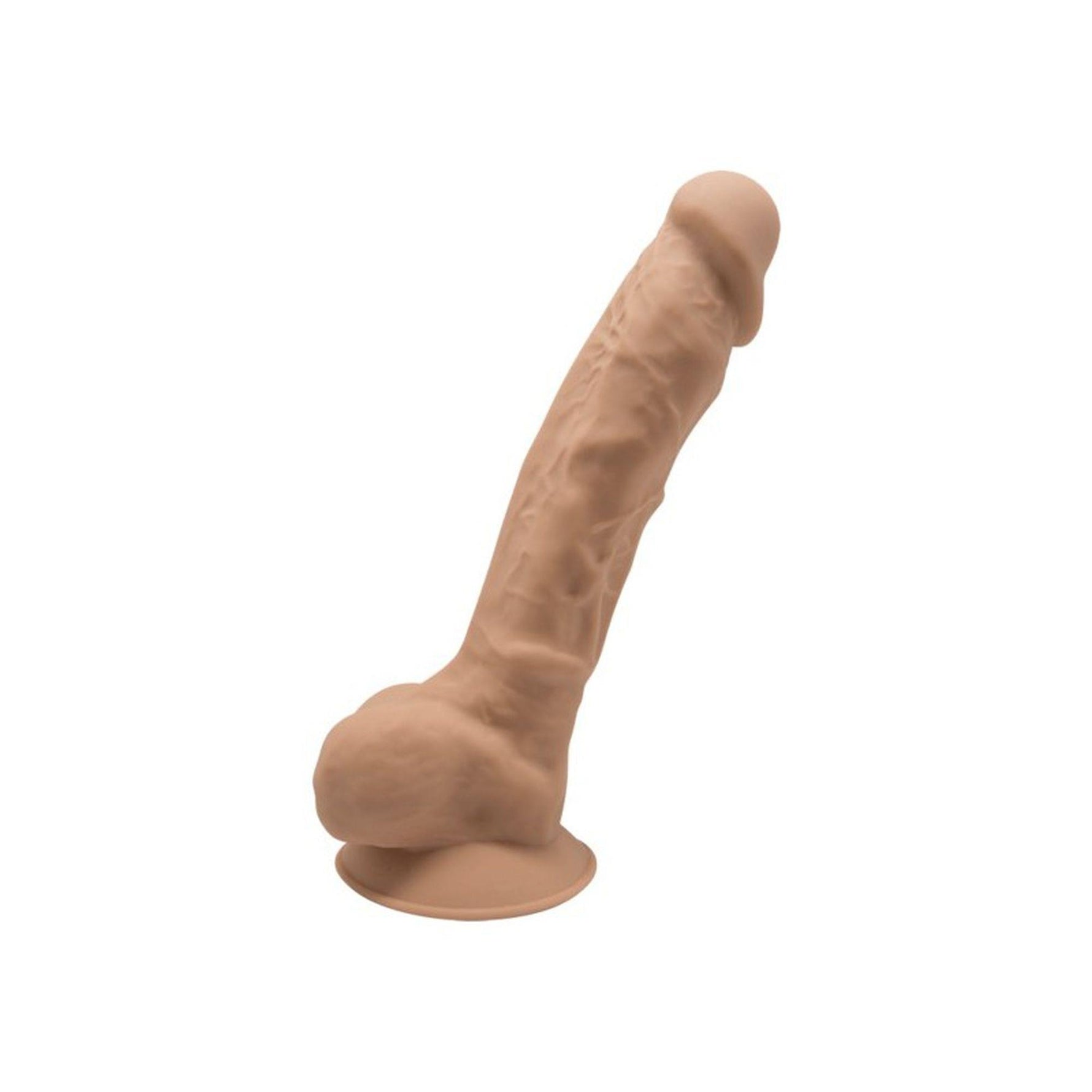 Dildo realist Silexd Model 1 caramel 17 cm