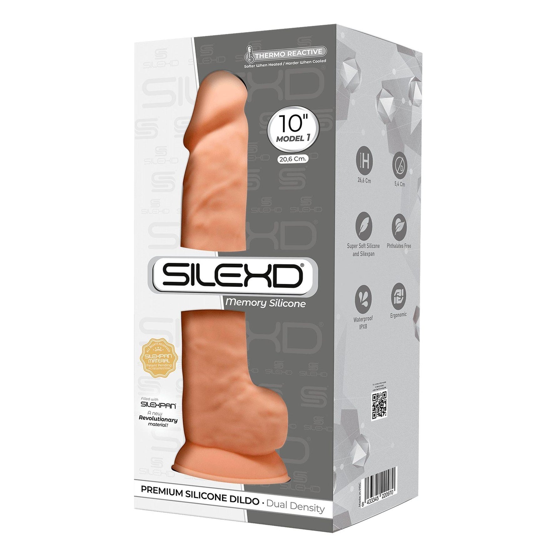 Silexd Model 1 Cyberskin Dildo Flesh 25 cm