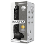 Dildo realist Silexd XXL cu ventuză 38 cm negru