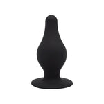 Dop anal din silicon Silexd Model 2S negru 7cm