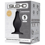 Dop anal din silicon Silexd Model 2S negru 7cm