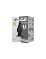 Dop anal din silicon Silexd Silexpan negru 7,2 cm