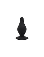 Dop anal din silicon Silexd Silexpan negru 7,2 cm