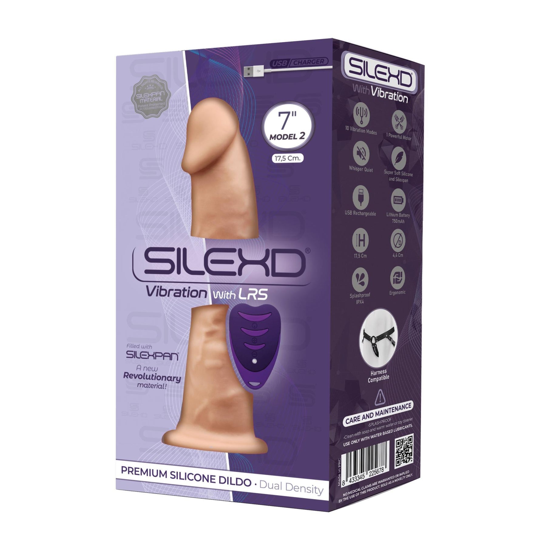 Vibrator realist Silexd 16 cm cu telecomandă