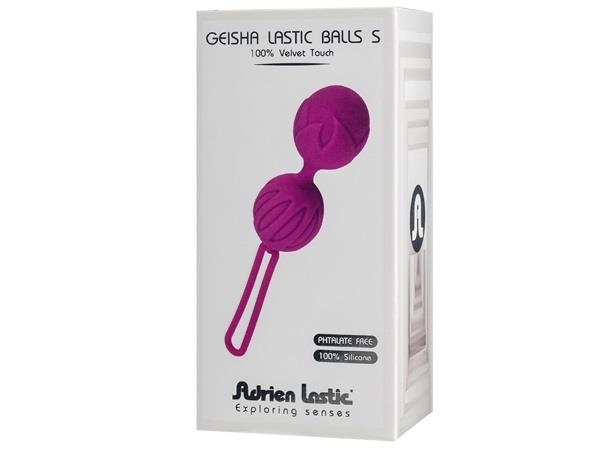 Bile Geisha Lastic Ball Mini din silicon, liliac, 16,5 cm