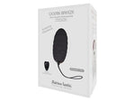 Adrien Lastic Ou Vibrator din Silicon Negru cu Telecomandă 7,5 cm