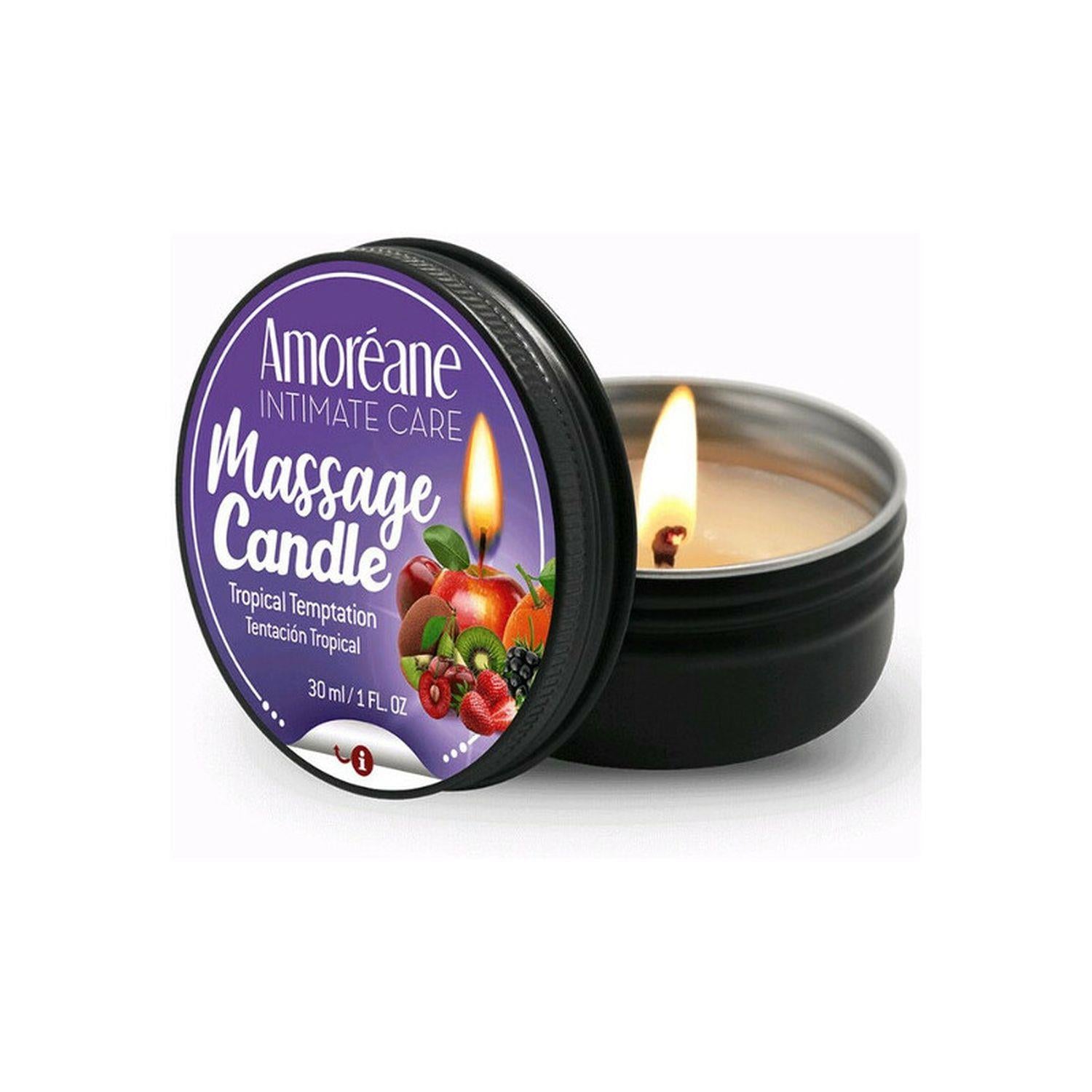Lumânare de masaj Tropical Temptation Amoreane 30ml