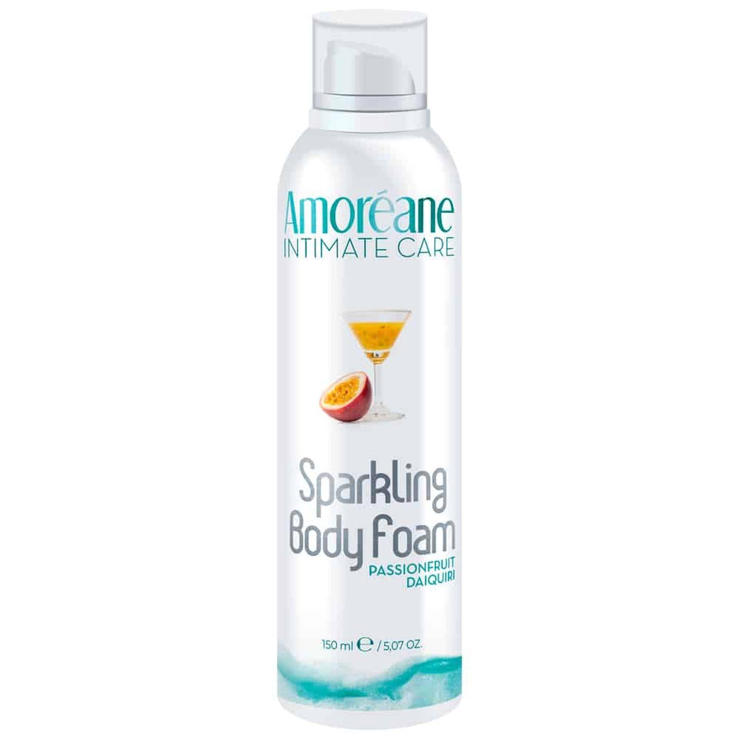 Spumă de masaj efervescentă Amoreane cu daiquiri și fructul pasiunii 150 ml