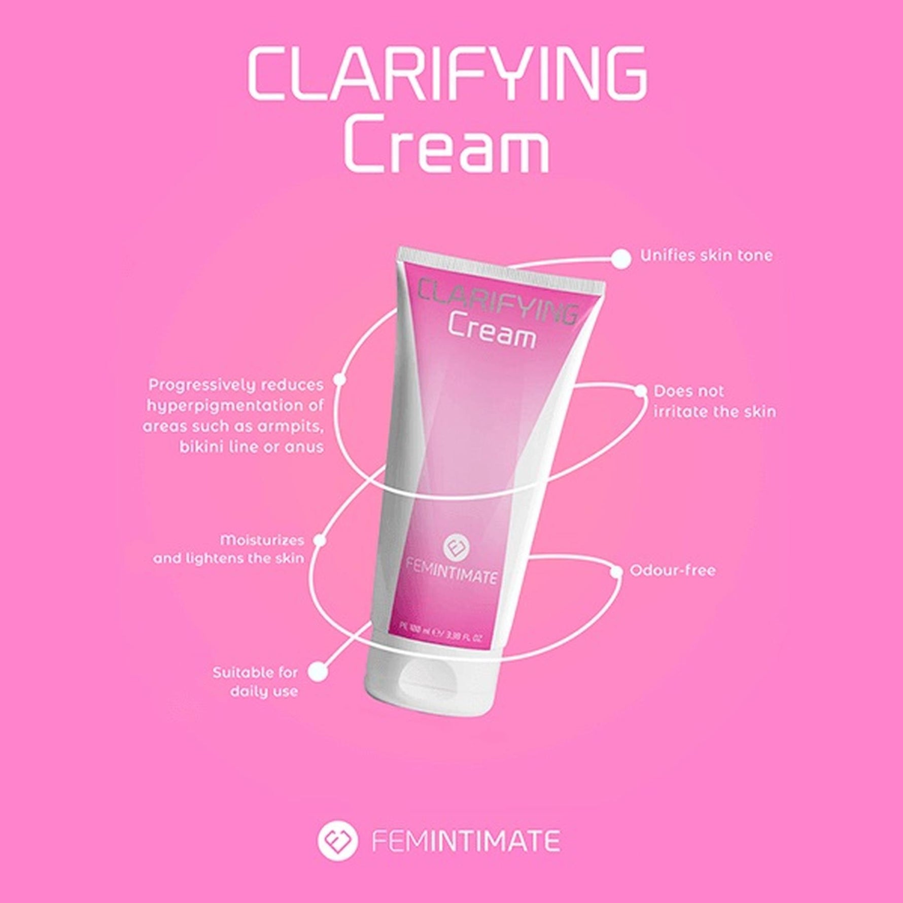 Cremă intimă de albire Femintimate 100ml