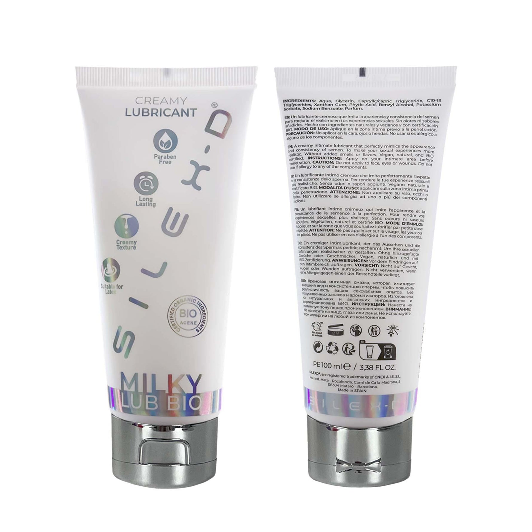 Lubrifiant Milky Bio Silexd 100ml