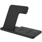 Incarcator Wireless FastCharge Flippy 4 In 1, design pliabil, 15W, Compatibil Apple Watch, Airpods, iPhone, Android,