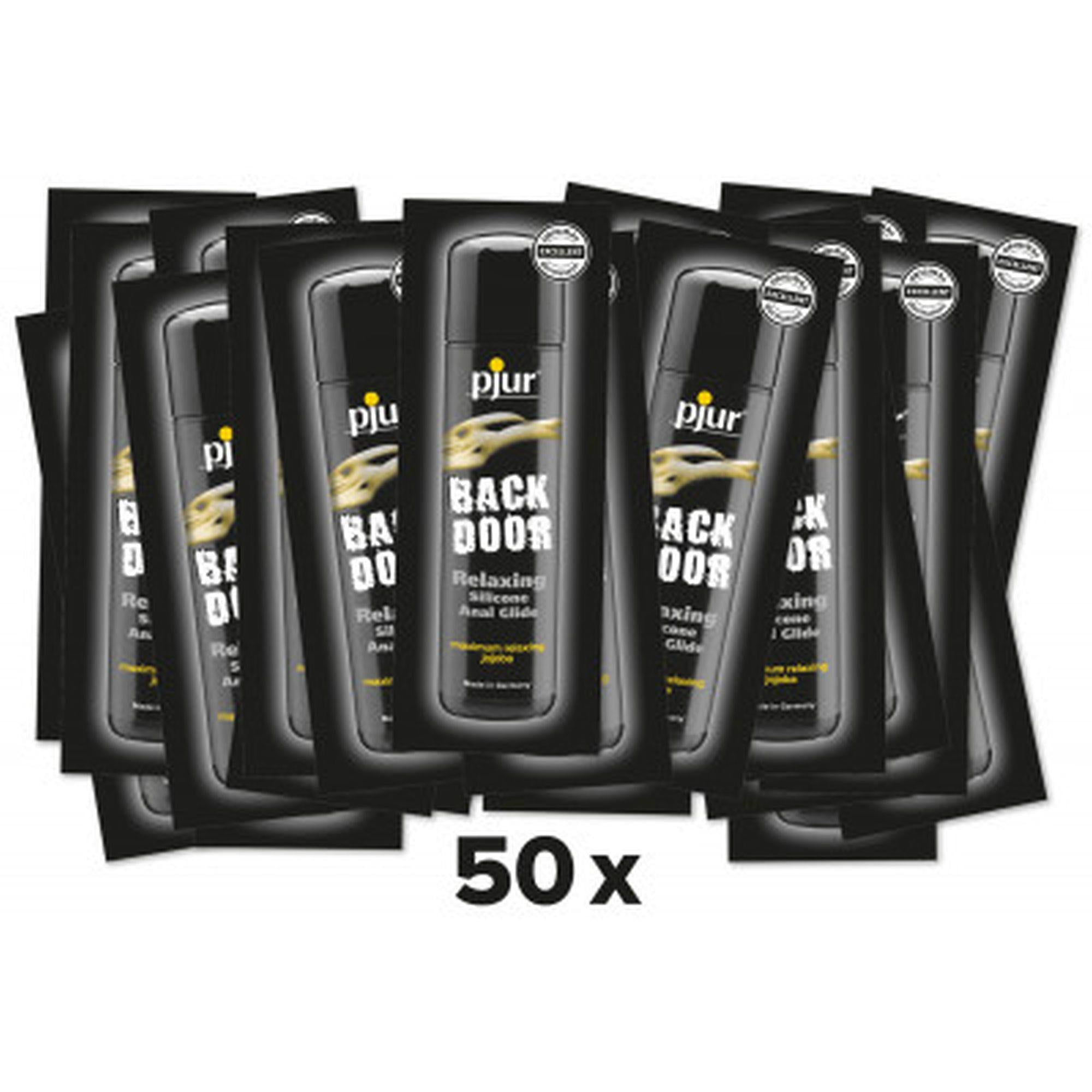 Lubrifiant siliconic Pjur Backdoor cu jojoba, 50 buc.