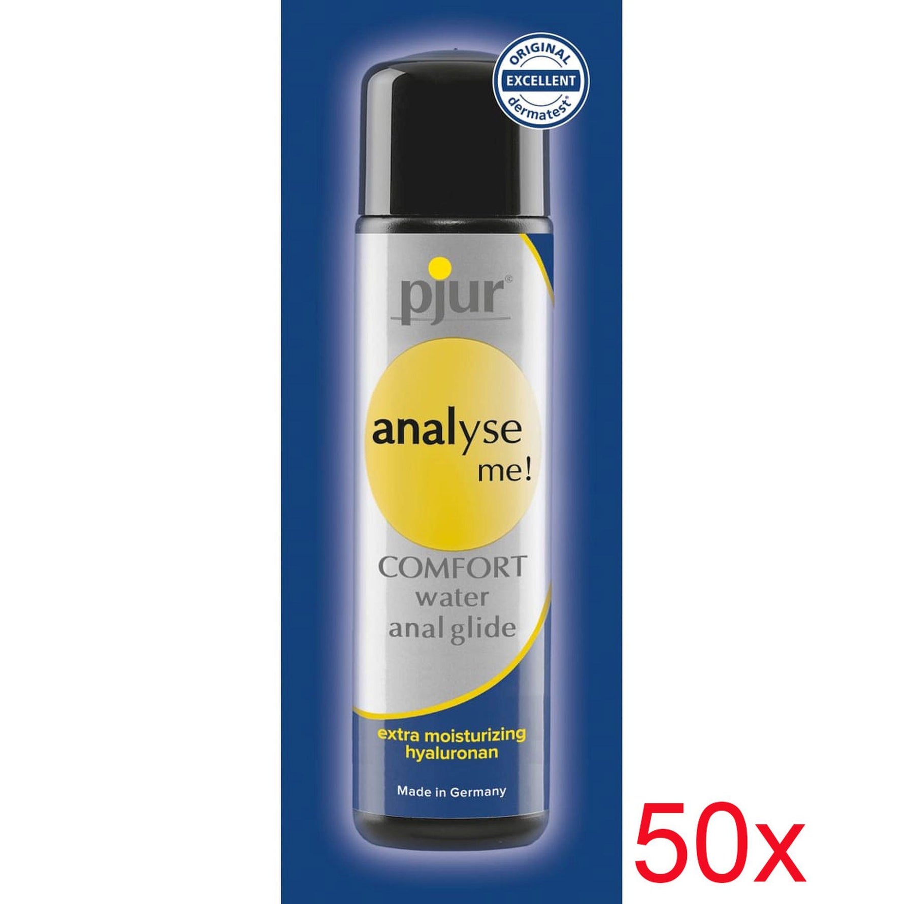 Lubrifiant anal pe bază de apă Pjur Analyse Me Comfort 2 ml 50 buc.