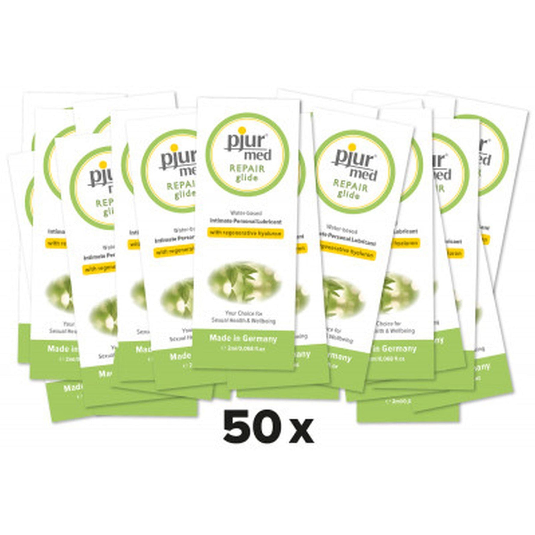 Gel intim Pjur Repair Glide cu acid hialuronic 50 x 2 ml