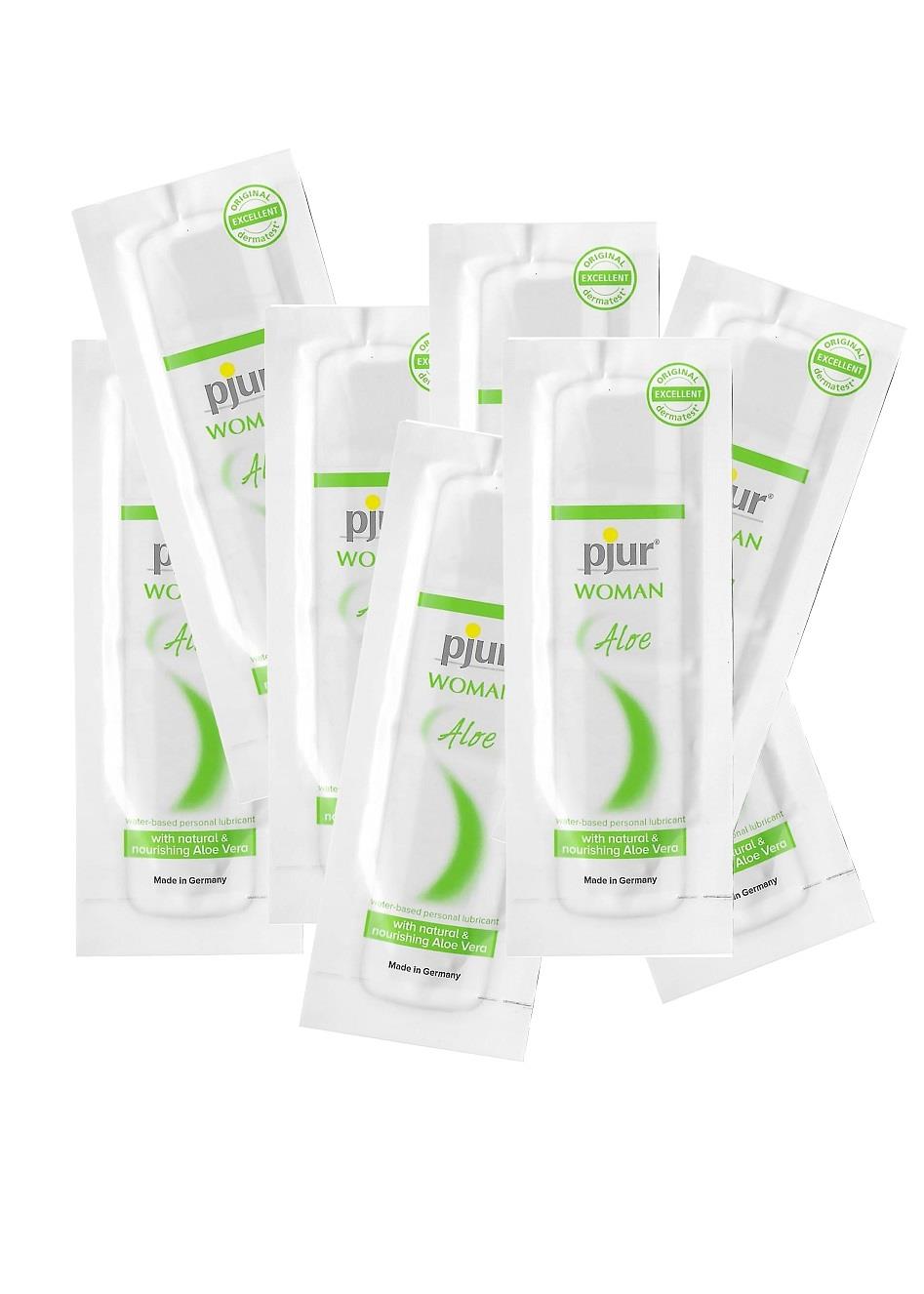 Lubrifiant pe bază de apă Pjur Woman Aloe 2 ml 50 bucăți