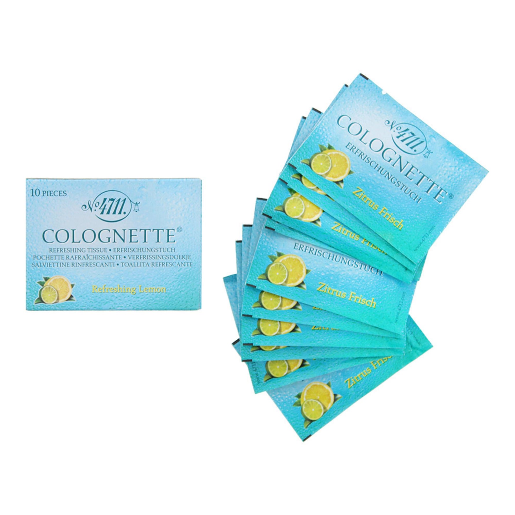 Set, 4711, Colognette, Șervețele de curățare, 10 buc.