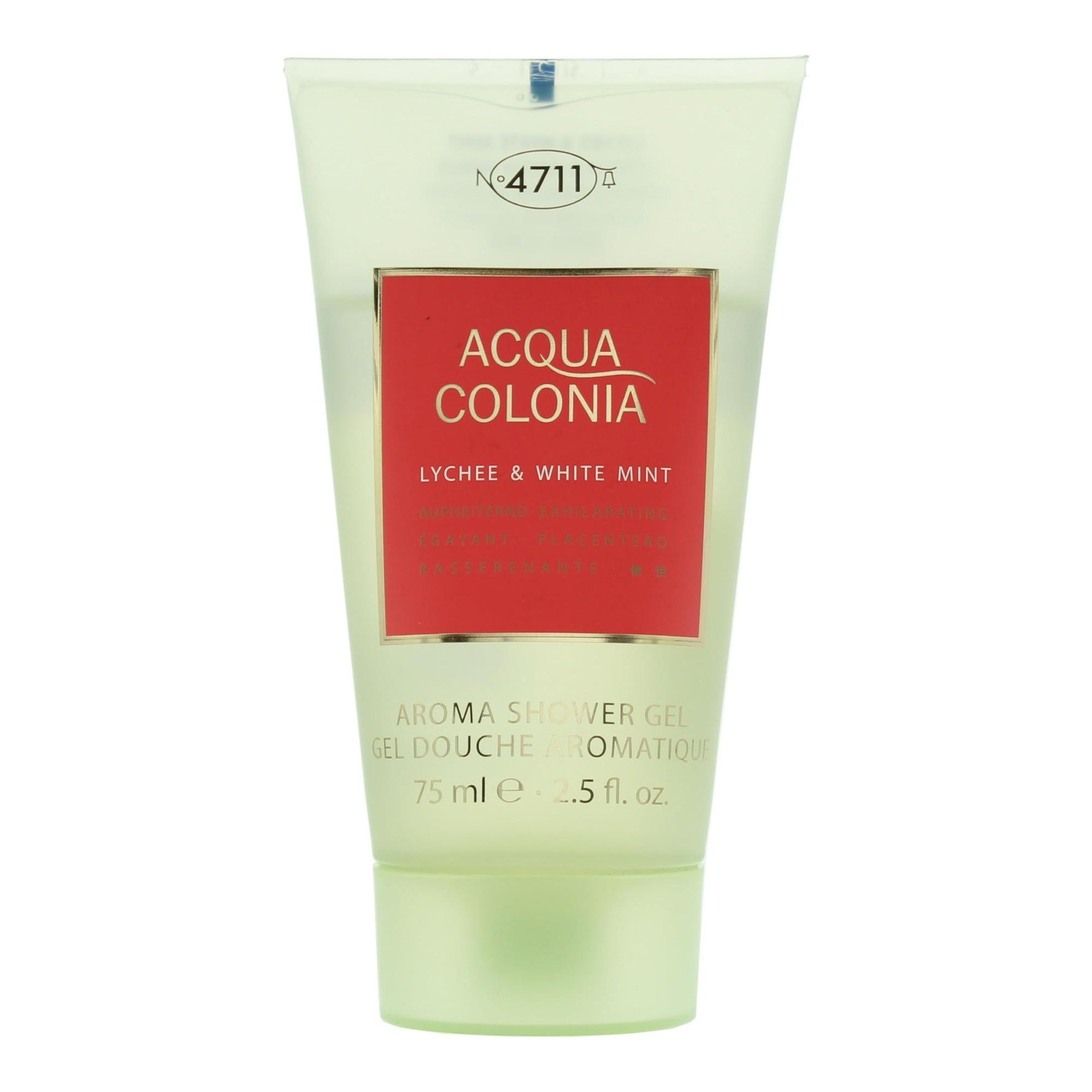 4711, Acqua Colonia, Litchi și mentă albă, Hidratant, Gel de duș, Corp, Toate tipurile de piele, 75 ml