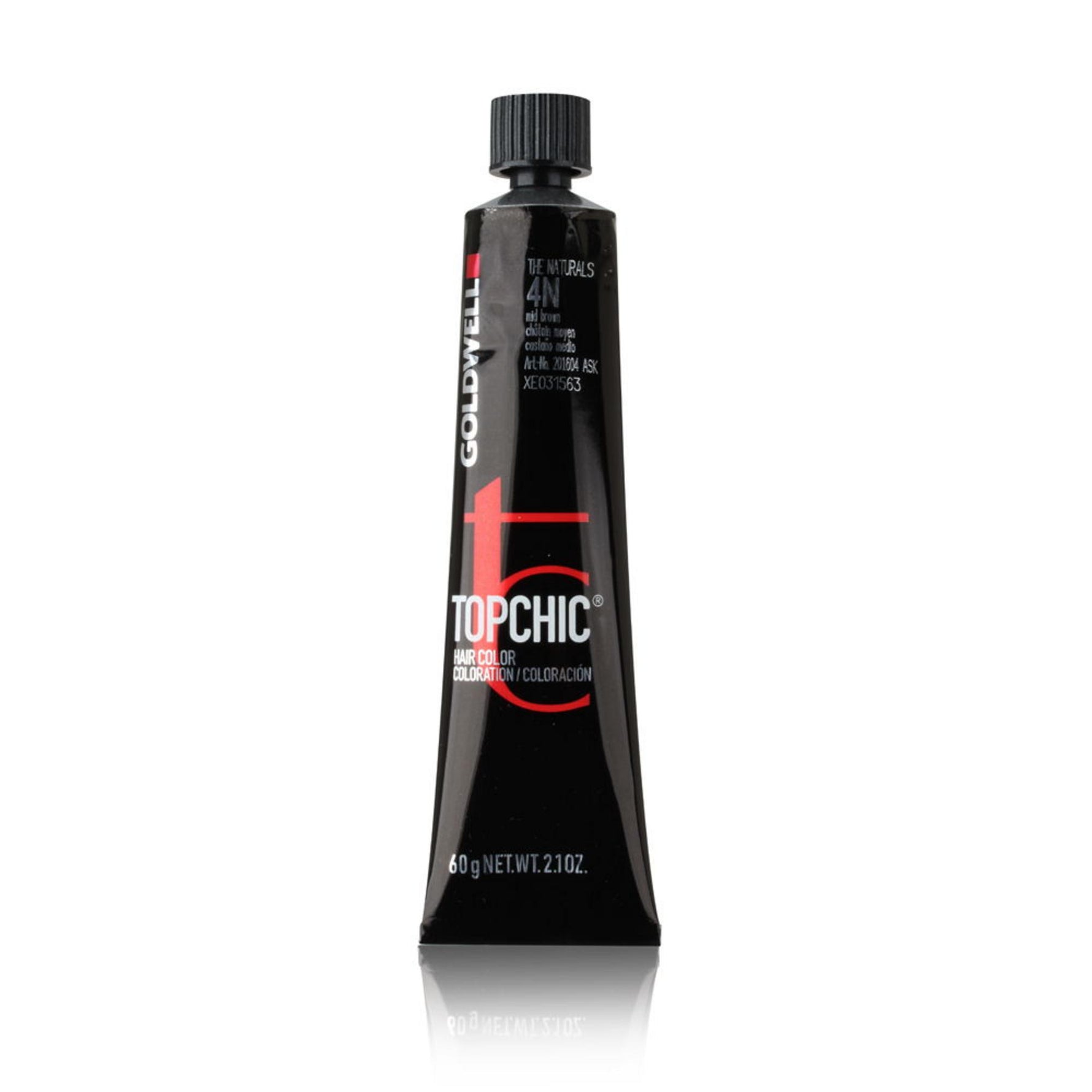 Goldwell, TopChic, Vopsea permanentă de păr, 4N Middle Brown, 60 ml