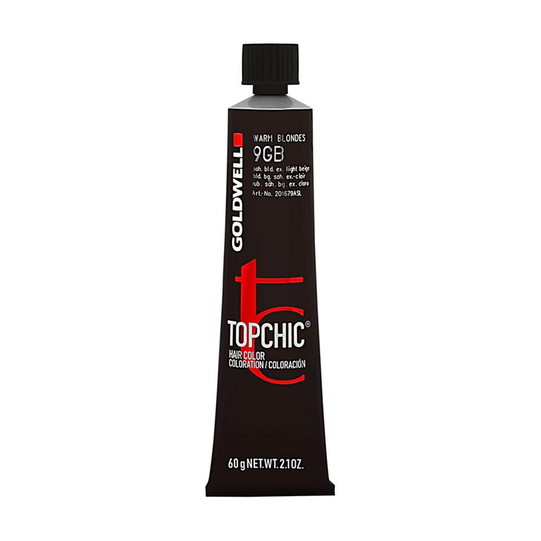 Goldwell, TopChic, Vopsea permanentă de păr, 9GB Sahara Blonde Extra Light Beige, 60 ml