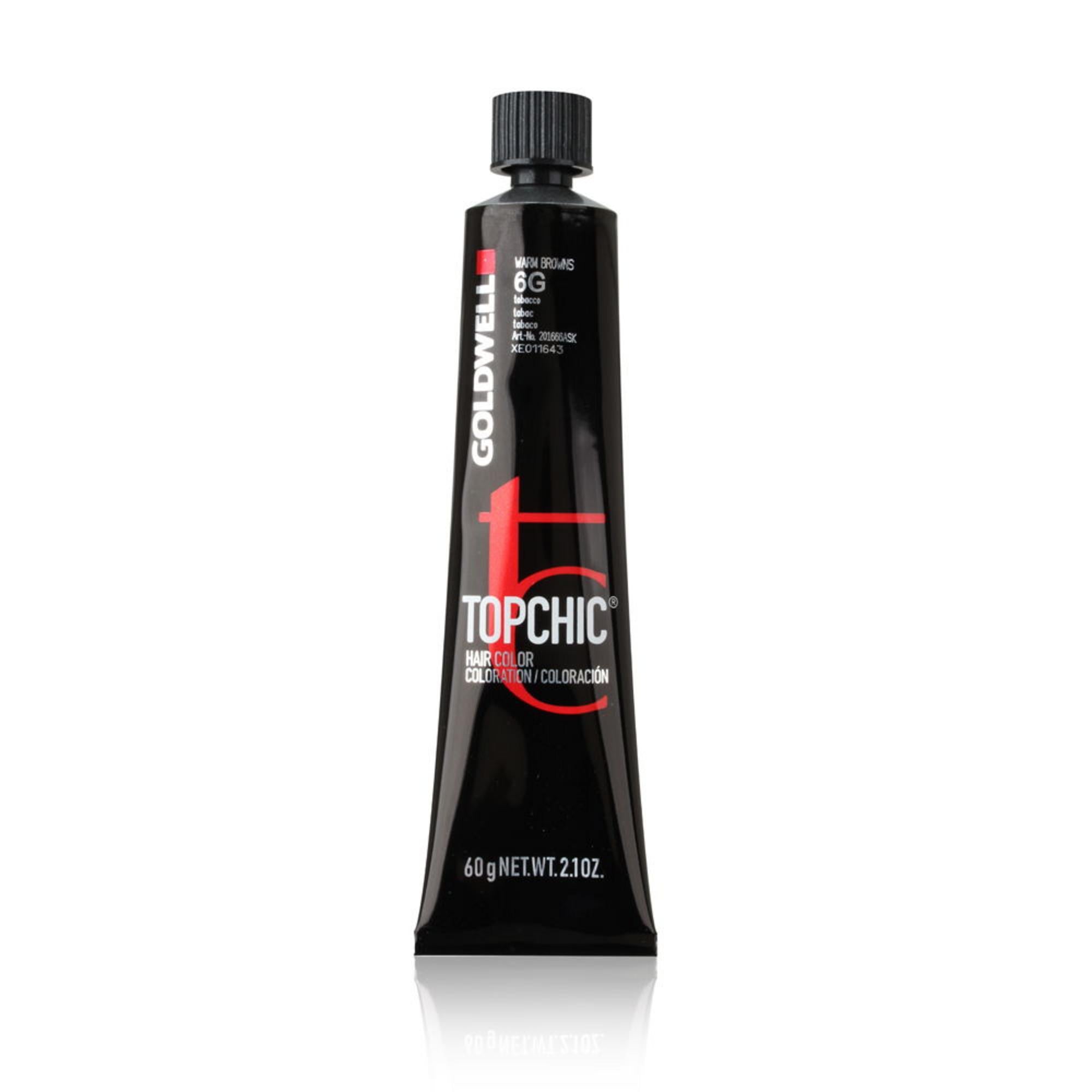 Goldwell, TopChic, Vopsea permanentă de păr, 6G Tabacco, 60 ml