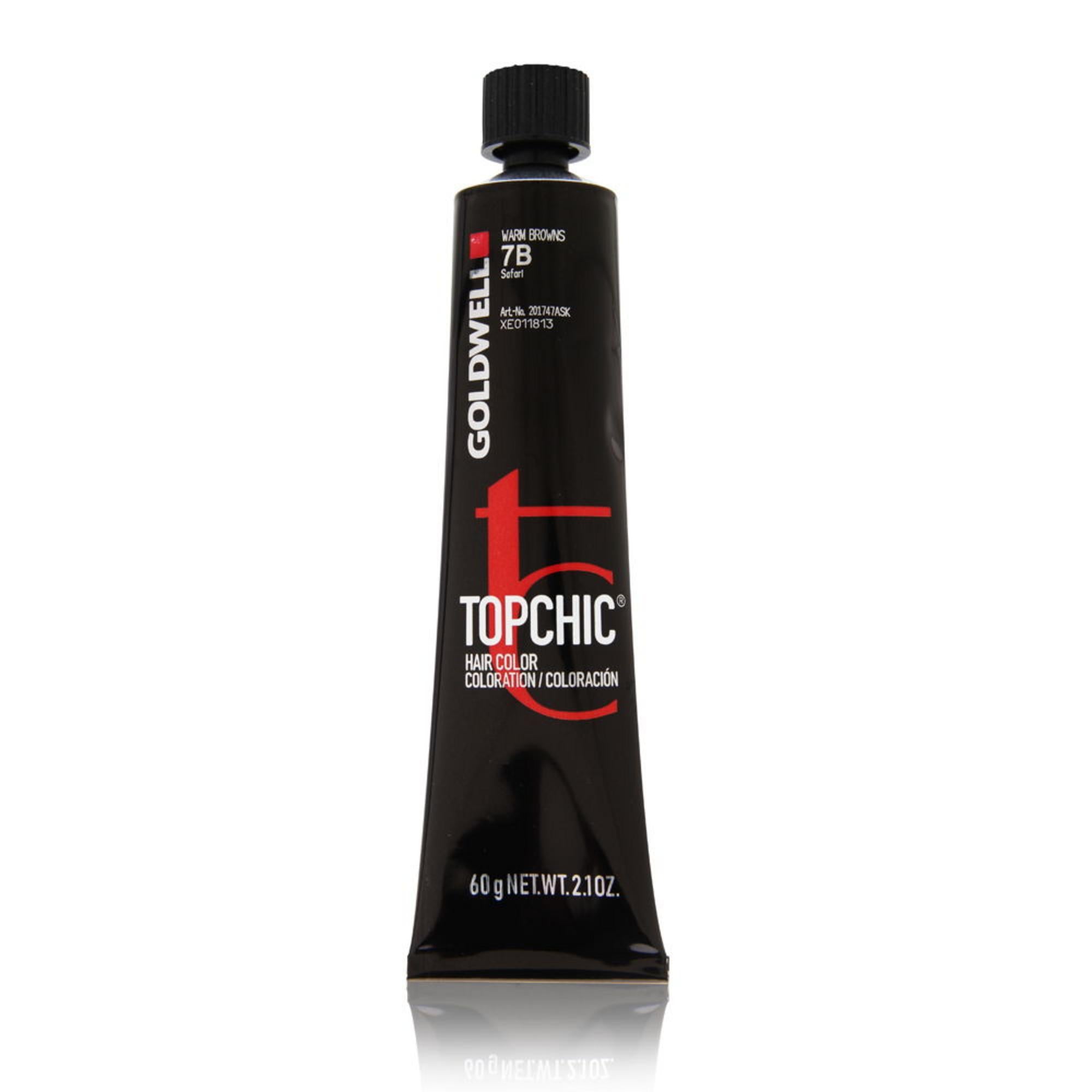 Goldwell, TopChic, Vopsea permanentă de păr, 7B Safari, 60 ml