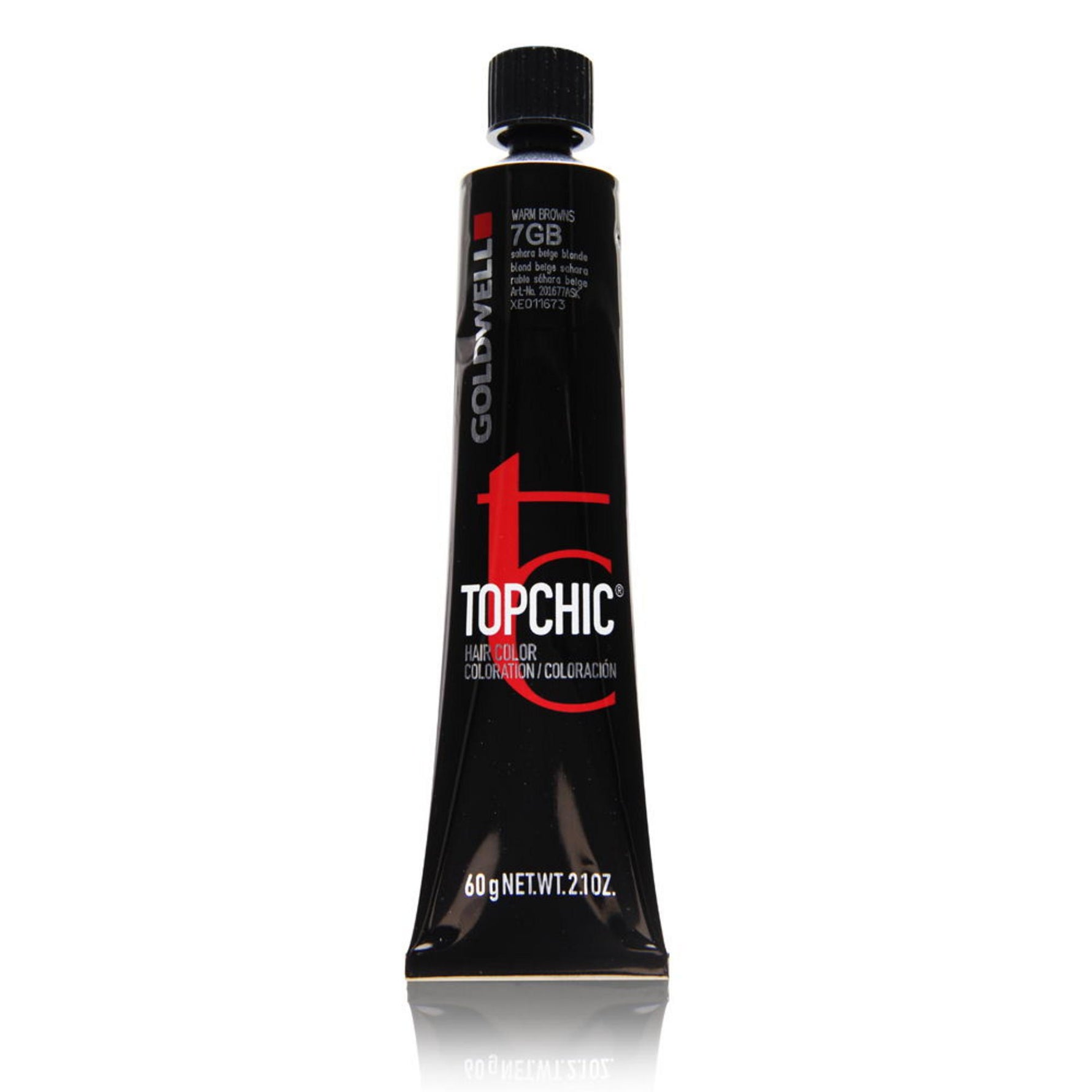 Goldwell, TopChic, Vopsea permanentă de păr, 7GB Sahara Beige Blonde, 60 ml