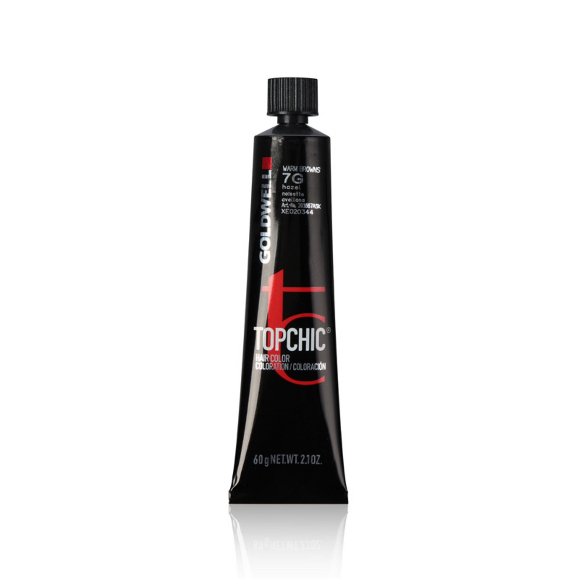 Goldwell, TopChic, Vopsea permanentă de păr, 7G Hazel, 60 ml