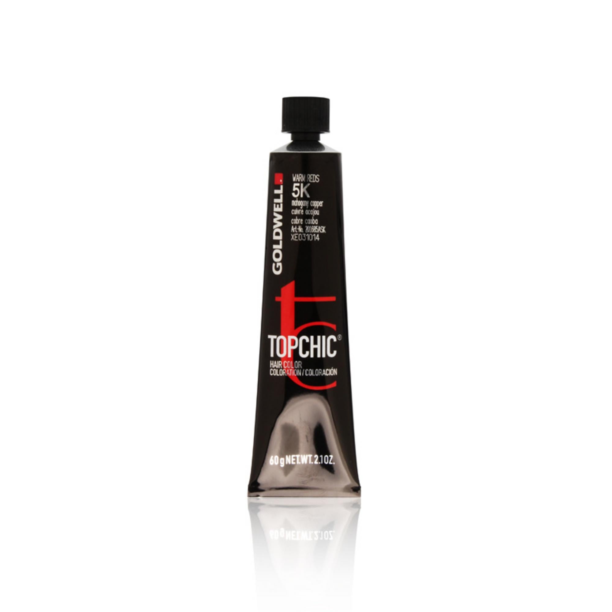 Goldwell, TopChic, Vopsea permanentă de păr, 5K Mahogany Copper, 60 ml