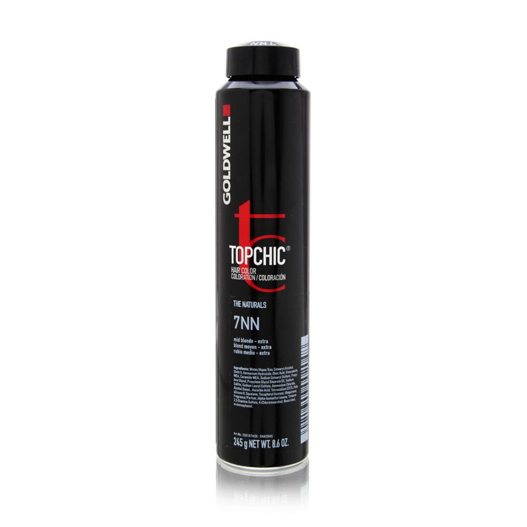 Goldwell, TopChic, Vopsea permanentă de păr, 7NN Mid Blonde Extra, 250 ml