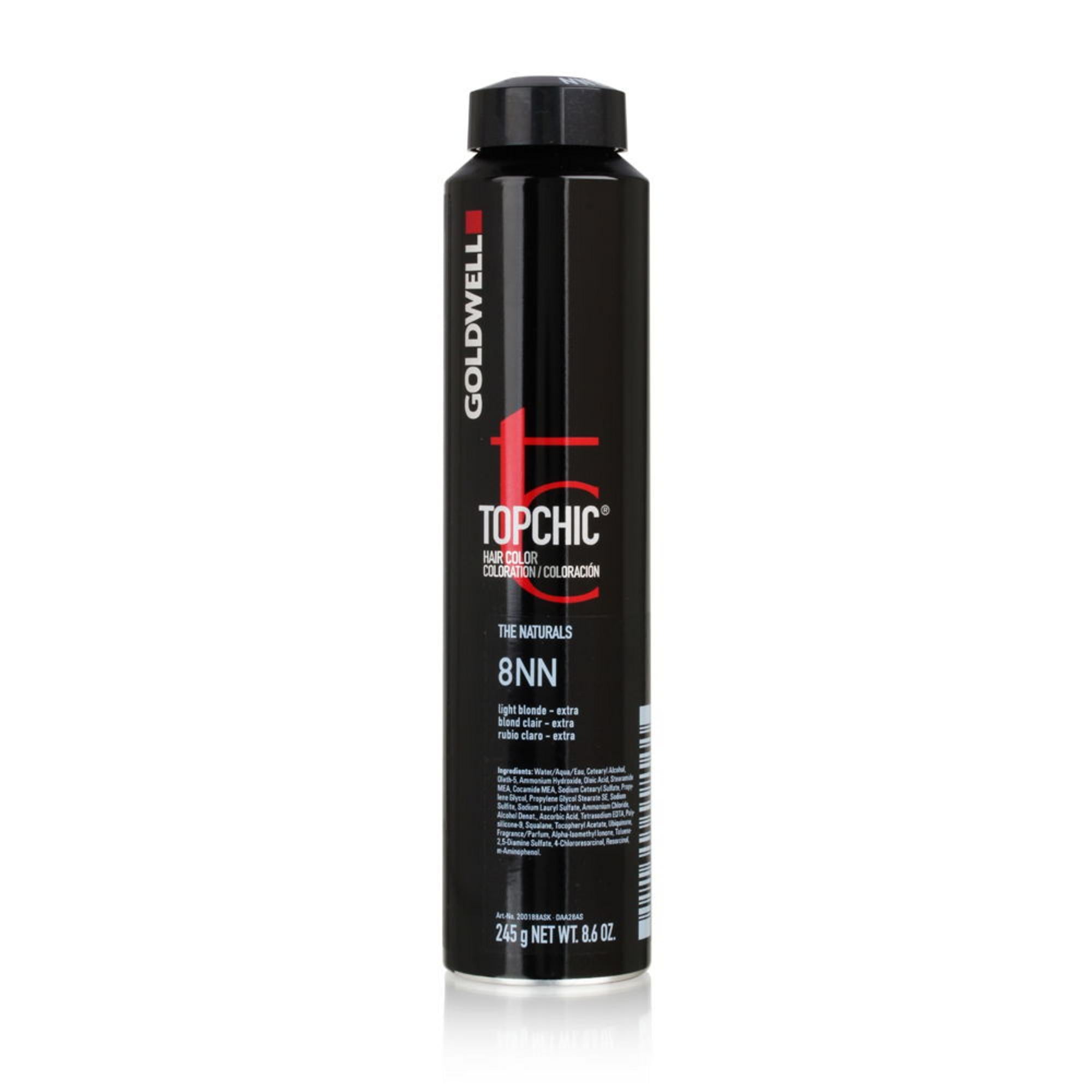 Goldwell, Top Chic, Vopsea permanentă de păr, 8NN Light Blonde, 250 ml