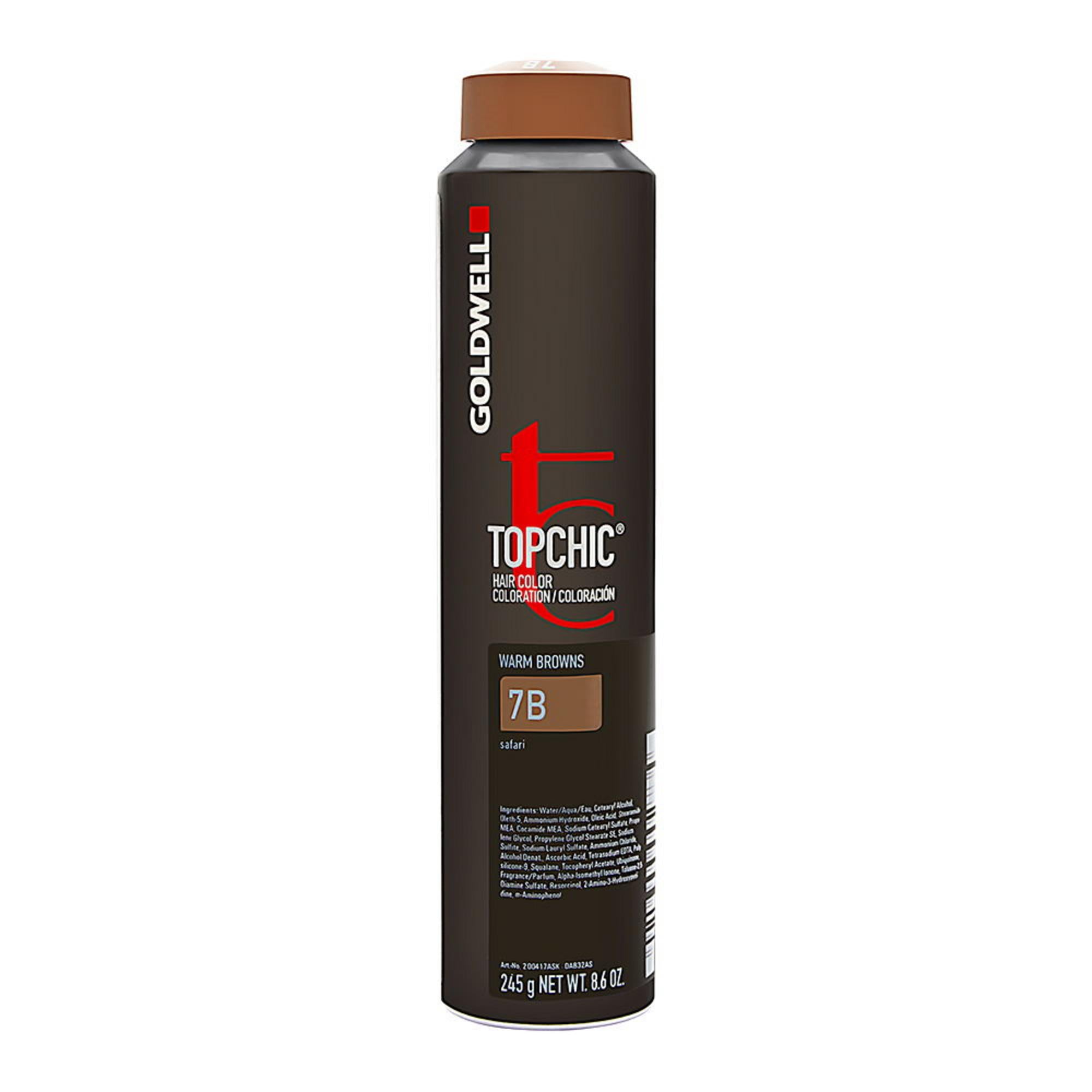 Goldwell, TopChic, Vopsea permanentă de păr, 7B Medium Blonde Beige, 250 ml