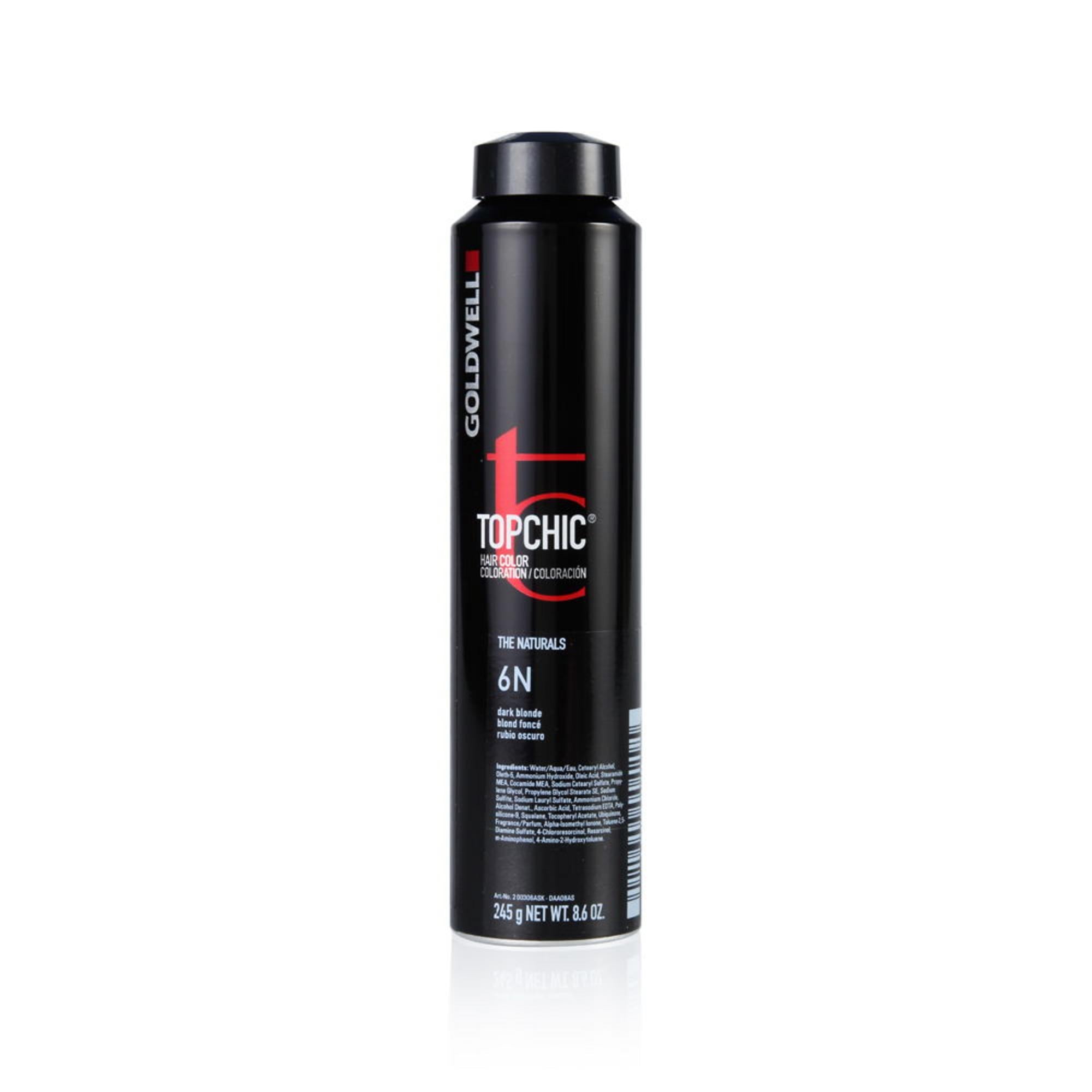 Goldwell, TopChic, Vopsea permanentă de păr, 6N Dark Blonde, 250 ml