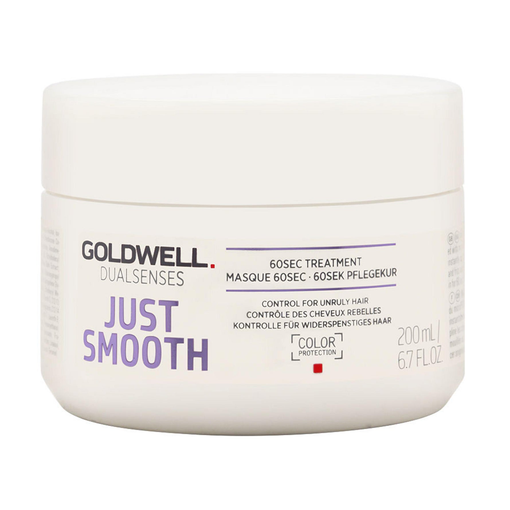 Goldwell, Just Smooth, Mască cremă pentru tratamentul părului, 60 Sec Treatment, Săptămânal, 200 ml
