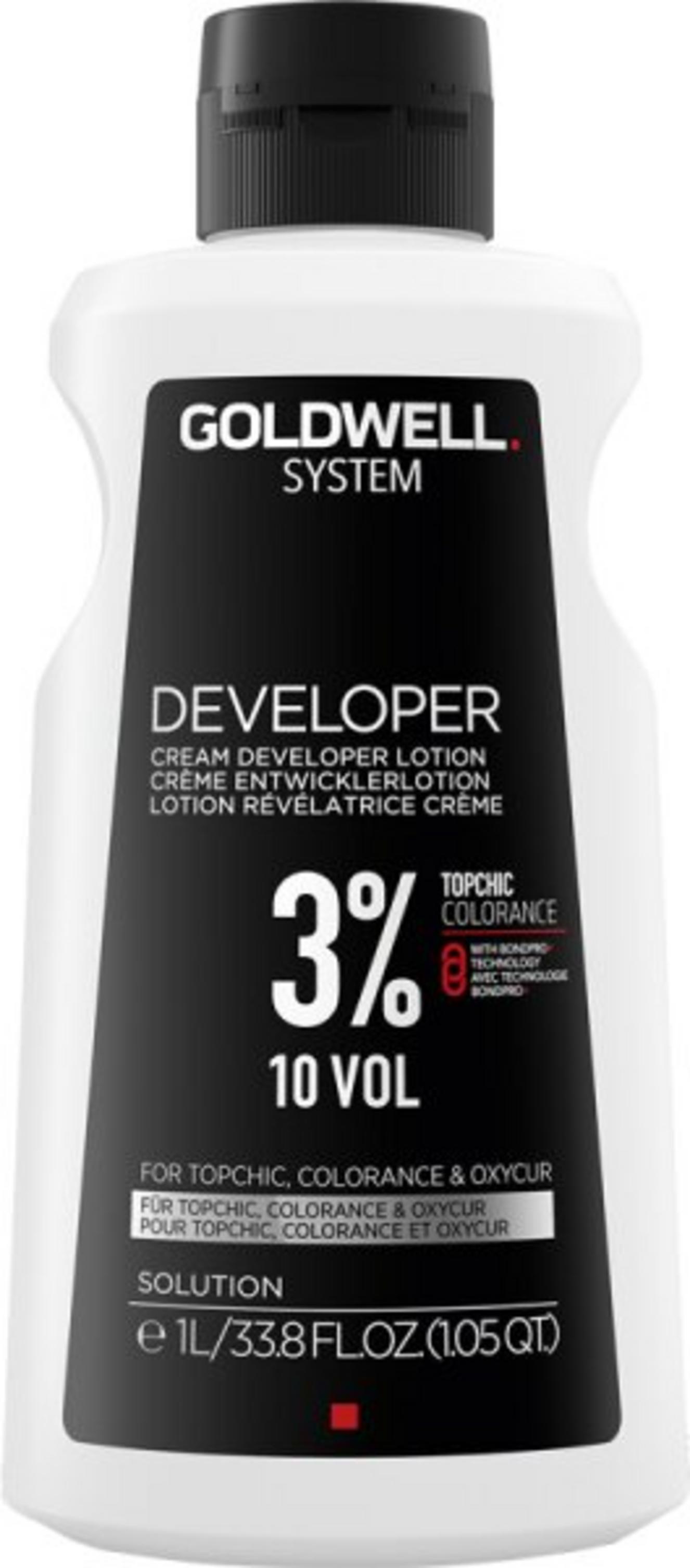Goldwell, System, Activatoare, Loțiune oxidantă pentru păr, 3%, 10 vol, 1000 ml