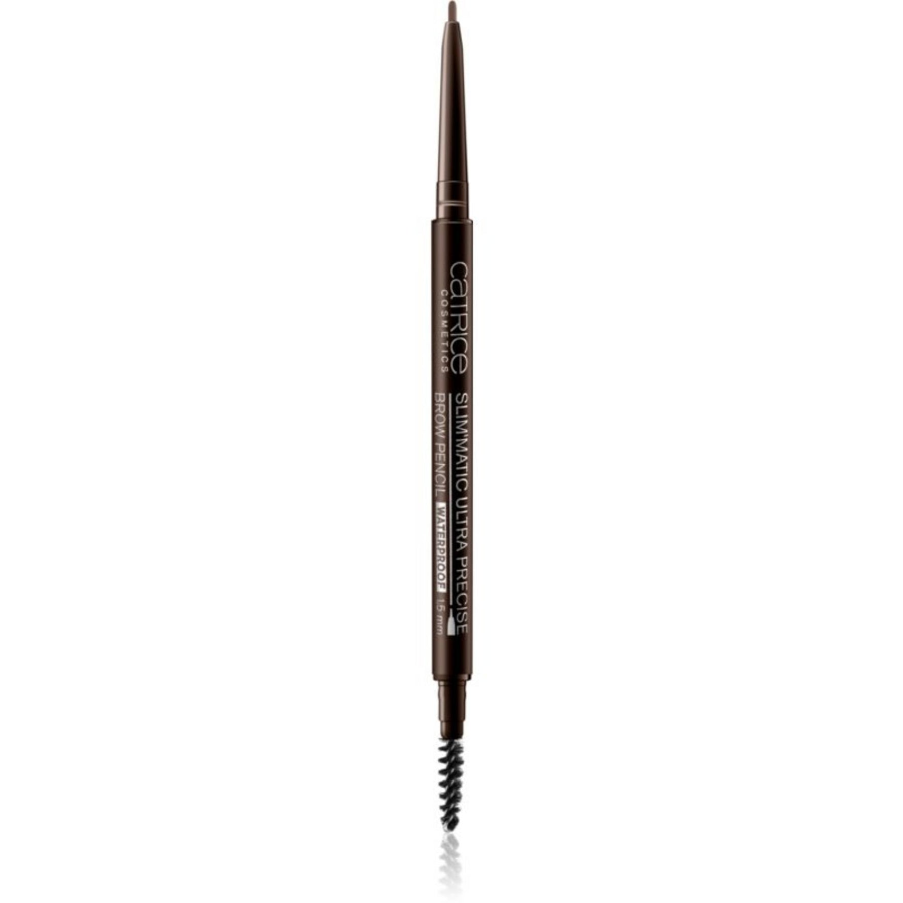 Catrice, Slim Matic, Ultra-precis, Creion pentru sprâncene cu cremă și perie 2-în-1, 040, Maro rece, 0.05 g